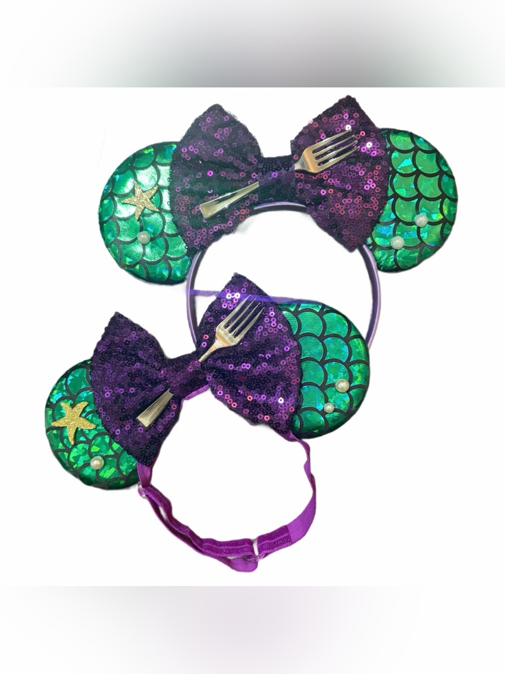 Mommy & Me Disney Little Mermaid Inspired Mouse Ears